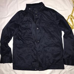H&M military style jacket (button up and zip)